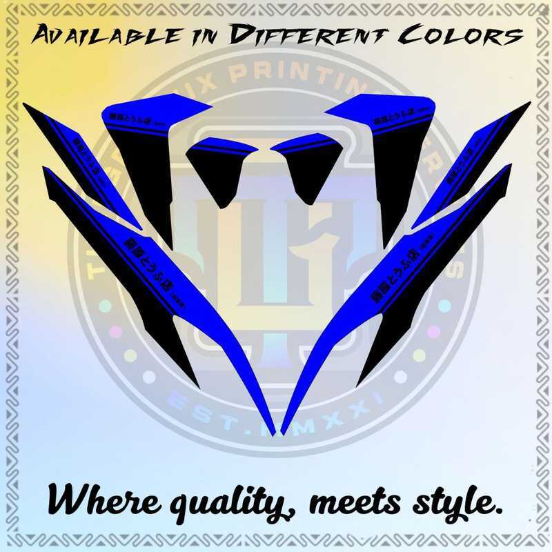 HONDA CLICK V2 INITIAL D JAPAN DECALS HIGH QUALITY Print,Laminated ...