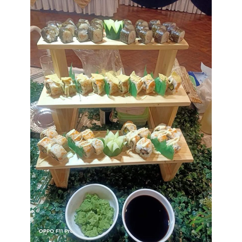 WOODEN BLEACHER/LADDER FOR CANDY DESSERT DISPLAY/MULTIPURPOSE | Shopee ...