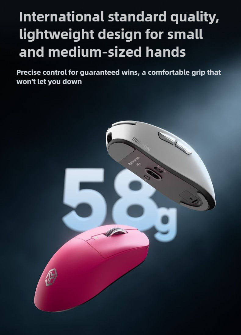 EWEADN H3 Wireless E-sports Mouse Three Mode Wired Bluetooth 2.4G ...