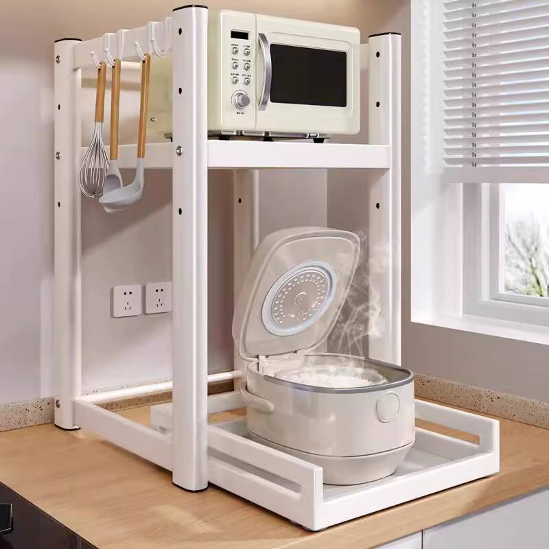 Electric Rice Cooker Storage Rack Kitchen Countertop Pull-out ...