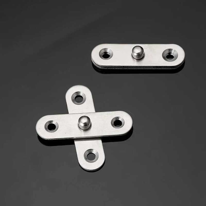 Rotatable 12Pcs 360 Degree Door Pivot Folding Small Stainless AA Up And ...