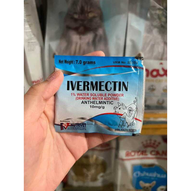 Nutrivet Ivermectin Powder For Pets Dogs Cats & Other Animals 1 Sachet ...