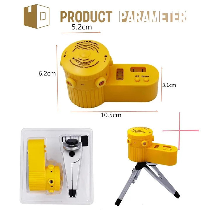 Laser Level Meter Measuring Laser Ruler Laser Level Measuring Tool 4 in ...