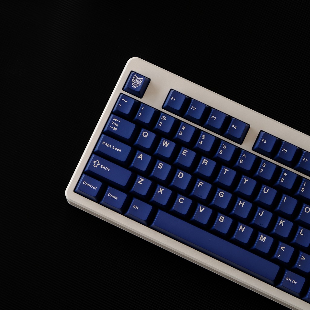 Ink Blue Double Shot ABS Keycaps Cherry Profile Custom Keyboard Key ...