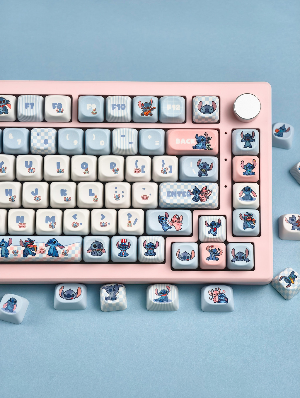 Lilo&Stitch Keycaps MOA Profile 130 Keys PBT Dye Sublimation Aula F75 ...