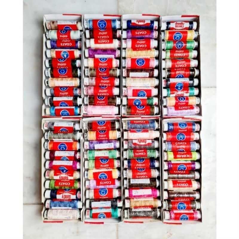 Astra Dandy Thread 100Meters Per Spool ASSORTED RANDOM COLOR SET By 10 ...