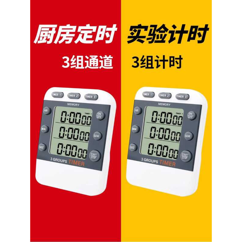 Commercial Kitchen Reminder Multi-Channel Three Alarms Laboratory ...