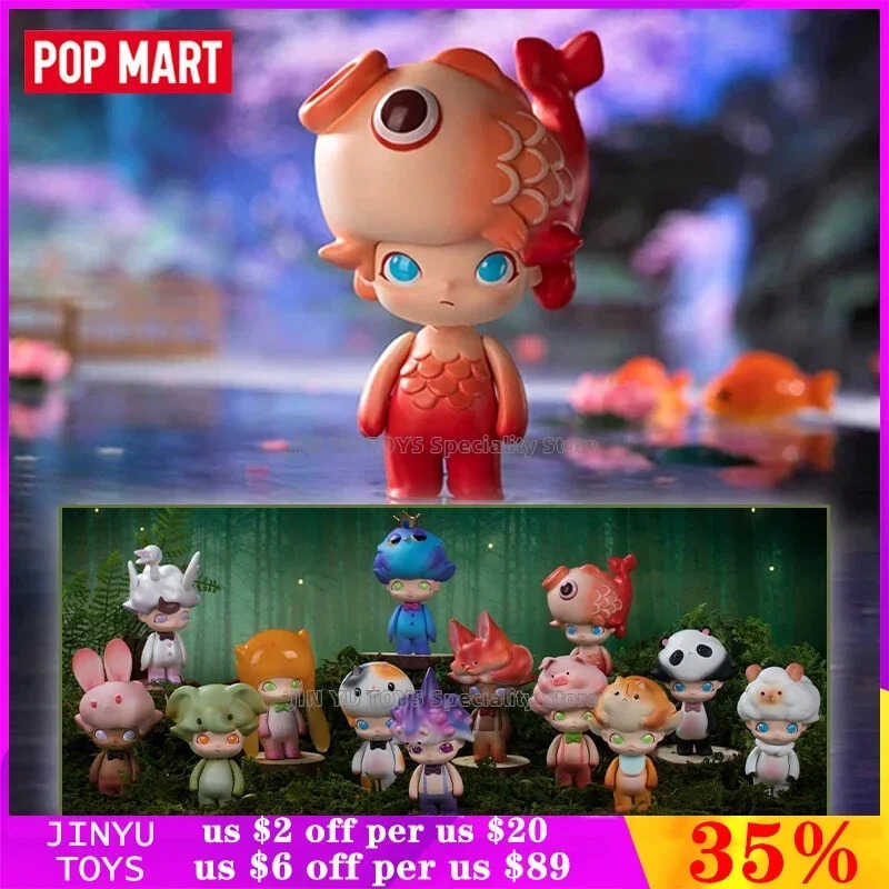7 POP MART DIMOO Stray Animals Series Blind Box Cute Anime Figure Model ...