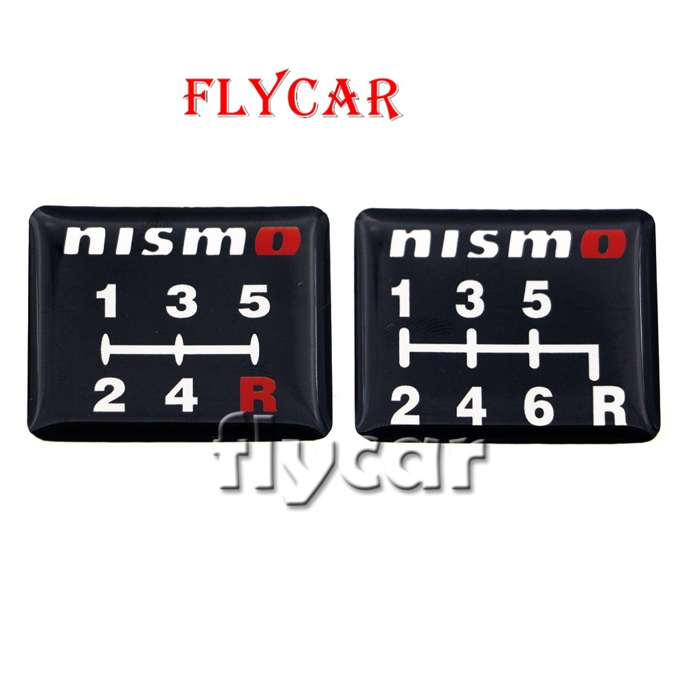 3D Car Shift Knob Sticker Spoon RALLIART TRD NISMO STI GR Jelly Soft ...