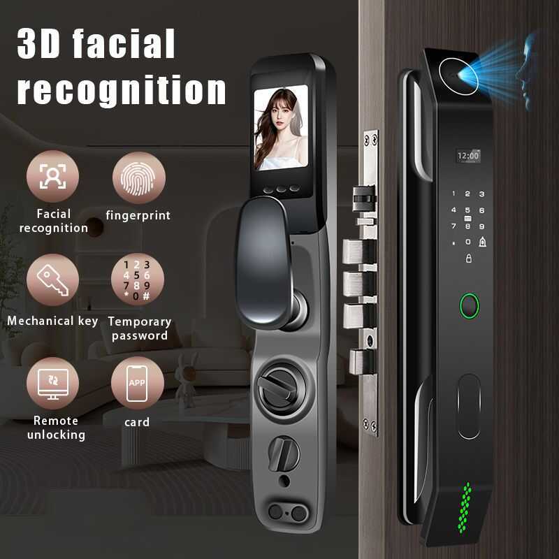 0 3D Face Recognition Smart Code Lock Home Fingerprint Security Door ...