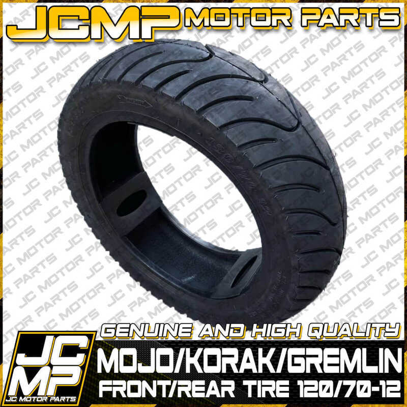 57C 3B1 Mojo/Korak/Gemlin/Rango 120/70-12 Tire Rusi Motorcycle 809 E30 ...