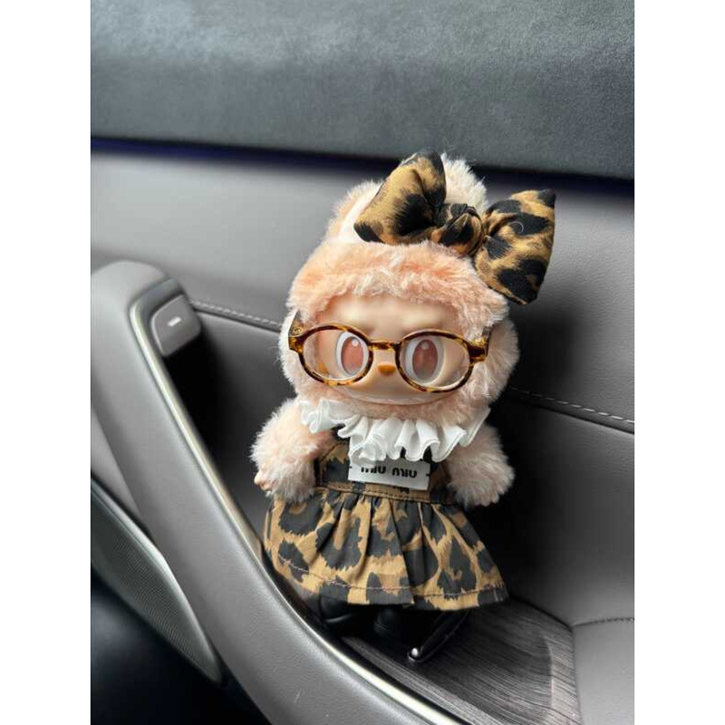 Labubu Baby Clothes First Second Third Generation 17Cm Leopard Print ...