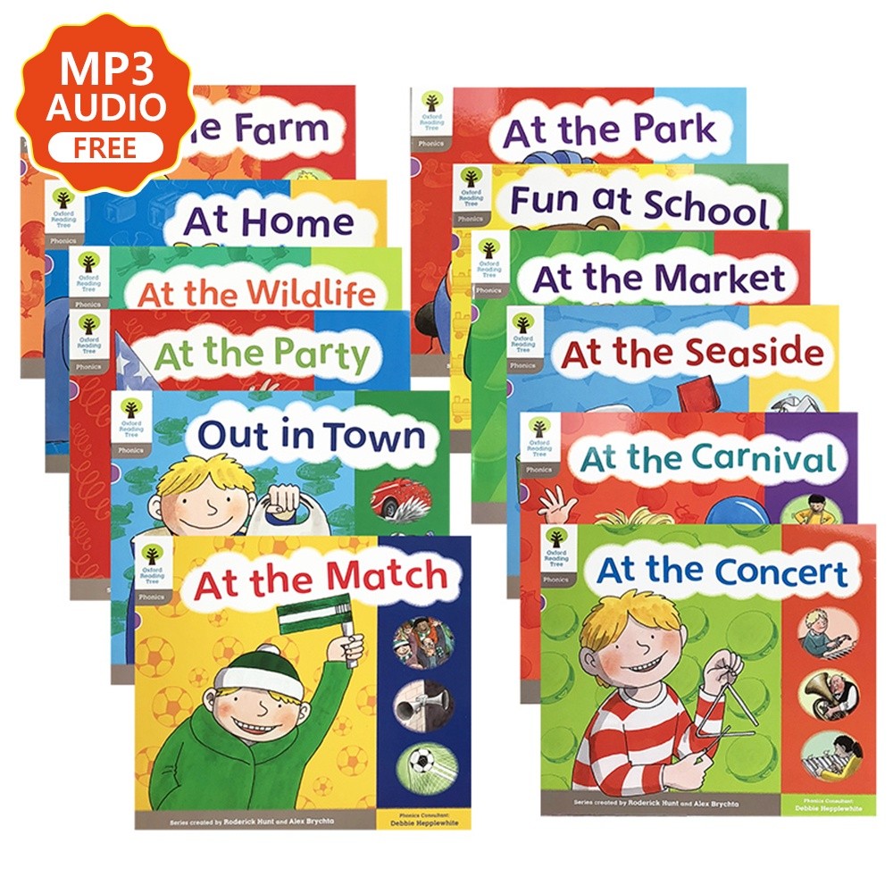 12 Books/set Level 1 Oxford Reading Tree Children English Graded ...
