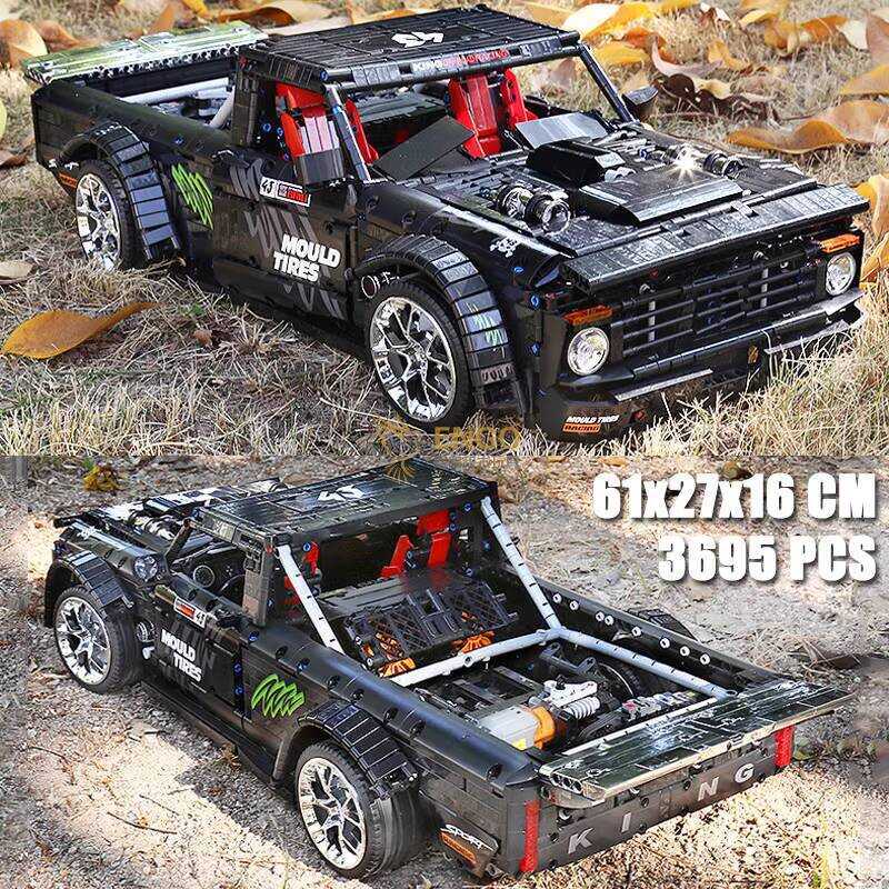 Puzzle Assembly Remote Control Ford Mustang Pickup Truck Supercar Car ...