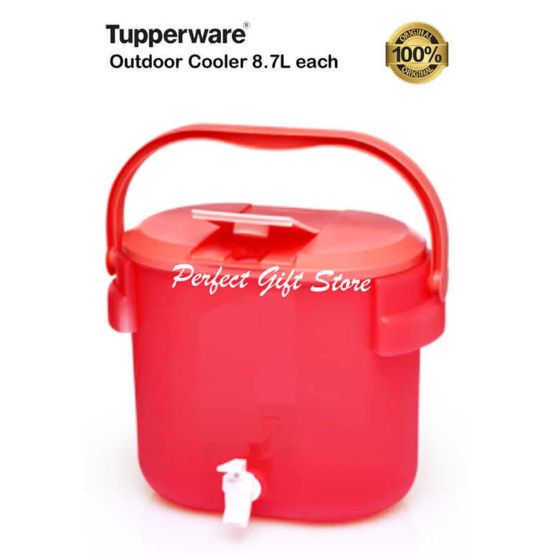 Original Tupperware Outdoor Cooler 8.7 L Each 84B | Shopee Philippines