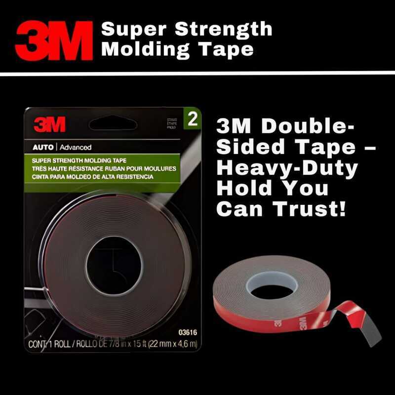 EMJ 3M Auto Super Strength Molding Tape Double Sided Adhesive ...