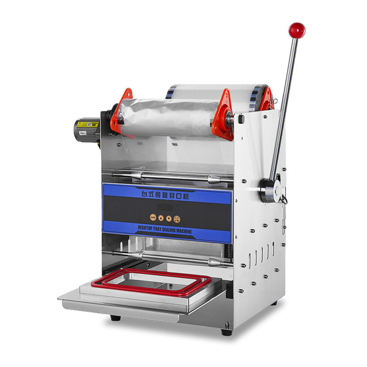 Manual Roll Film Sealing Machine Takeaway Food Box Sealer, Commercial ...