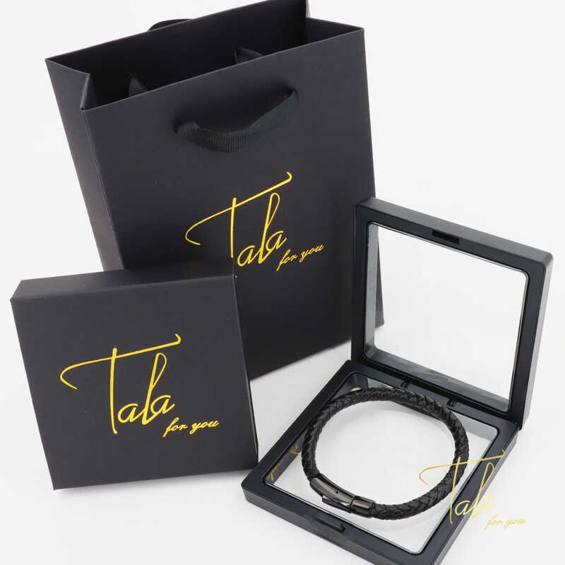 Tala for you Men's Bracelet Black Original Magnetic Rope Unisex Gift ...