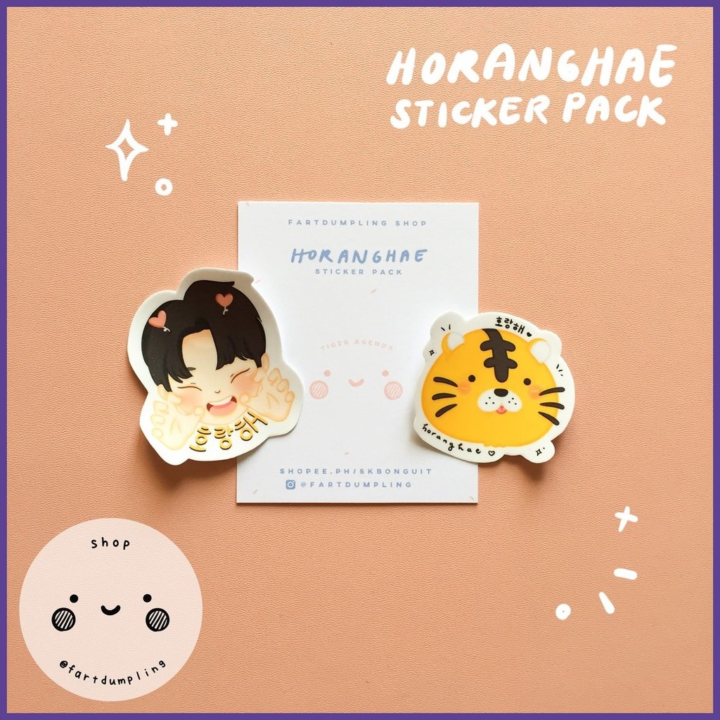 ☃ SEVENTEEN Hoshi Horanghae KPOP sticker pack (2 pcs) | Shopee Philippines