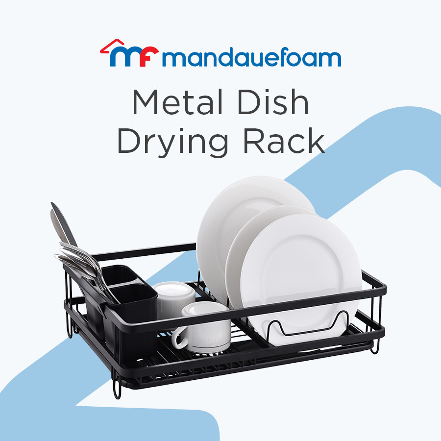 Mandaue Foam Metal Dish Drying Rack | Shopee Philippines