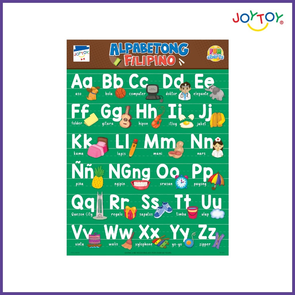 ∏ JOYTOY Alpabetong Filipino & Abakada Fun Charts | Shopee Philippines