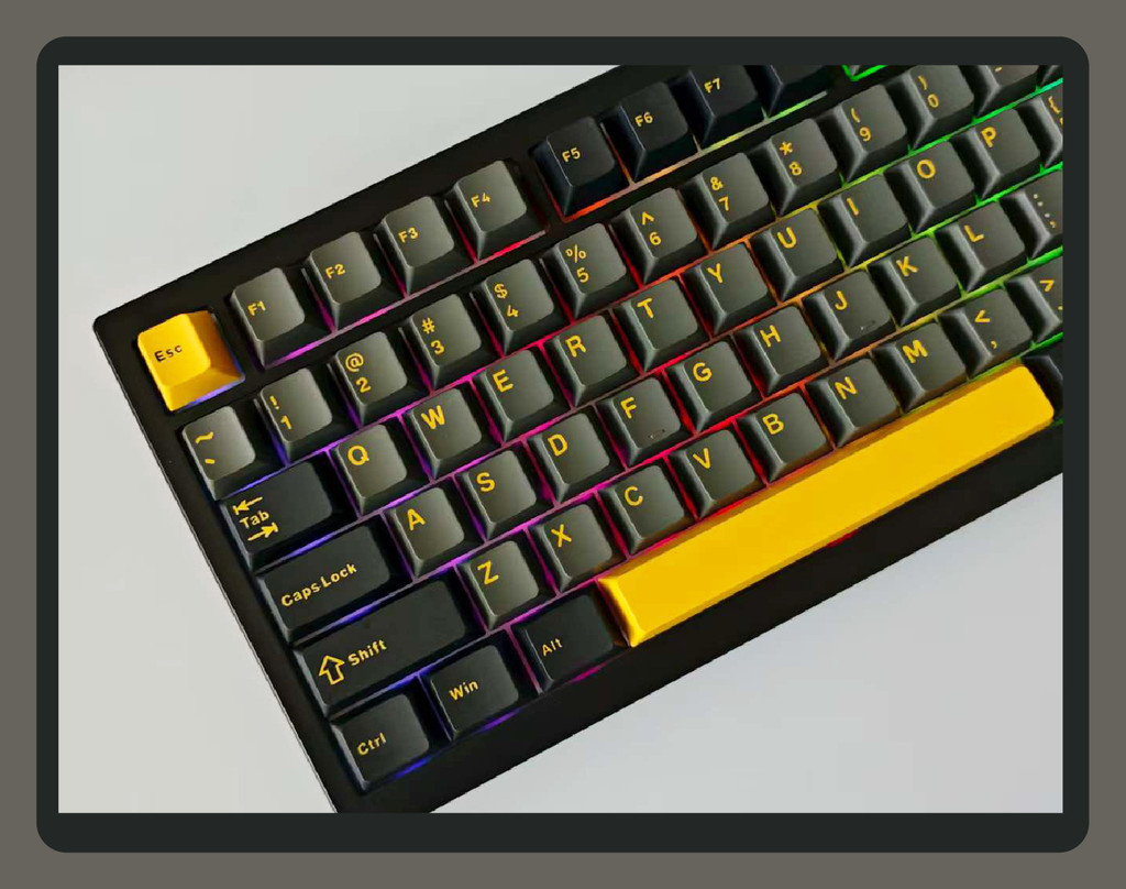 128 Keys Cherry Profile Moon Night PBT Keycaps Double Shot Custom ...