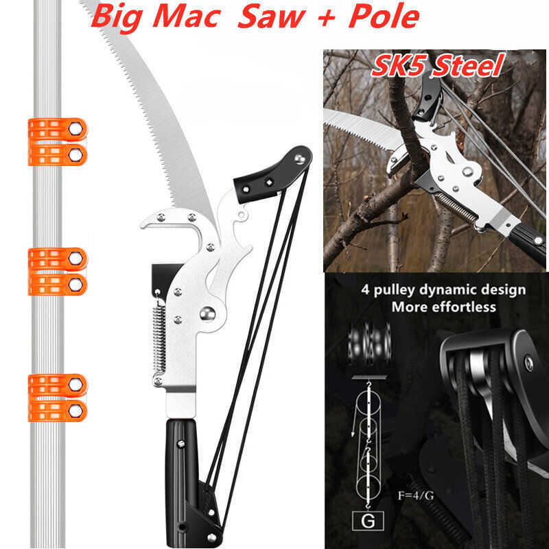 Pruning Shears Cutter Extension Pole For Trimming Telescopic Handle ...