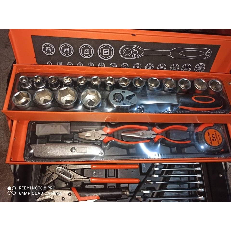 Arrow 85PCS tools set with metal box | Shopee Philippines