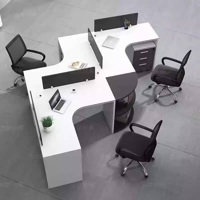 Direct Sales Creative Staff Desk Office Desk and Chair Set with ...