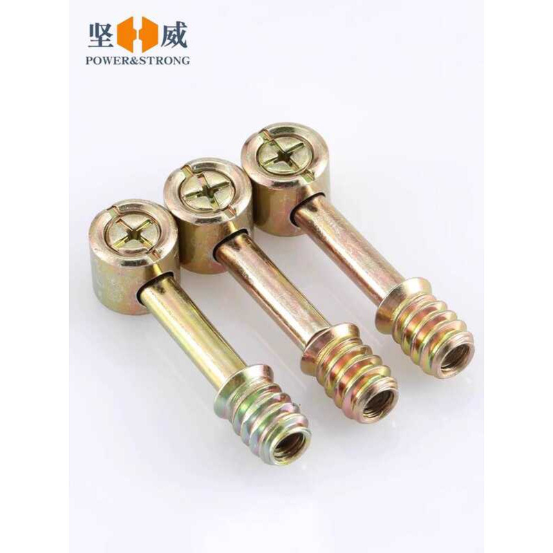 Furniture Hardware Three-in-One Connector / Bed Four-in-One Assembly ...