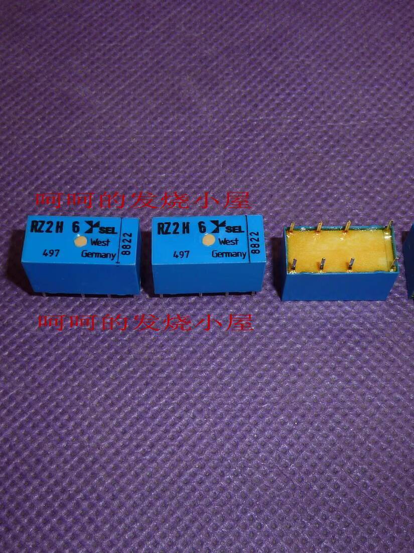ITT West Germany RZ2 H 6 Gold Contacts 5-6V Small Signal Communication ...