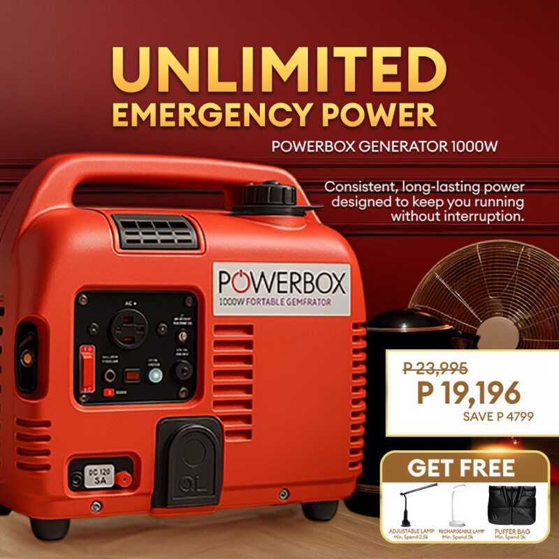 Powerbox Portable Generator- 1000 Watts 388 | Shopee Philippines