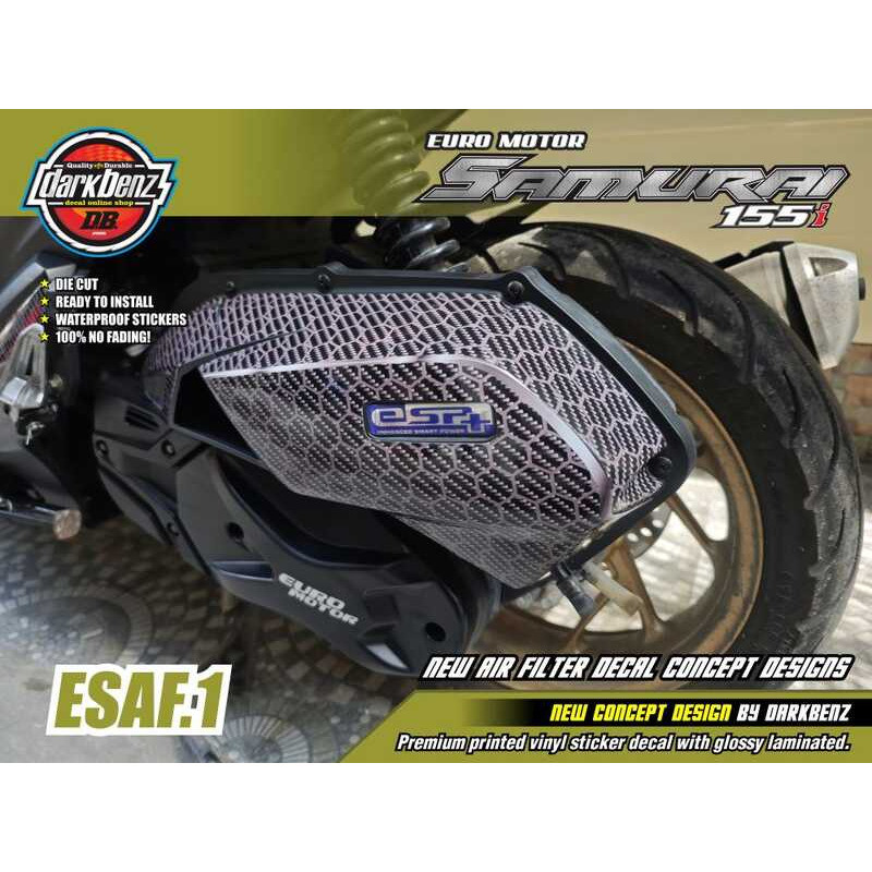 Euro Motor Samurai 155I New Concept Quality Printed Sticker Decal ...