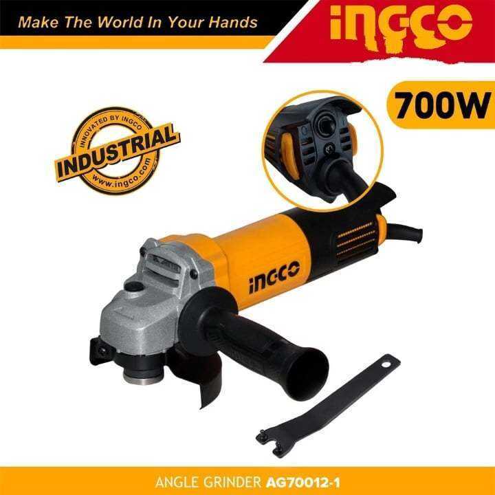Ingco Ag70012 + Id68016p Electric Angle Grinder And Impact Drill Combo ...