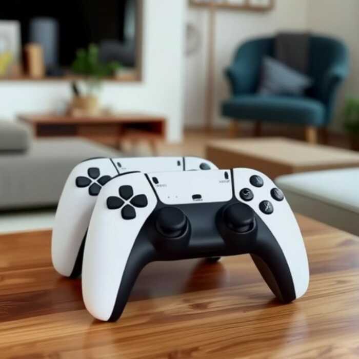 Source Factory 2.4G Black and White Dual P2 Wireless One-to-Two ...