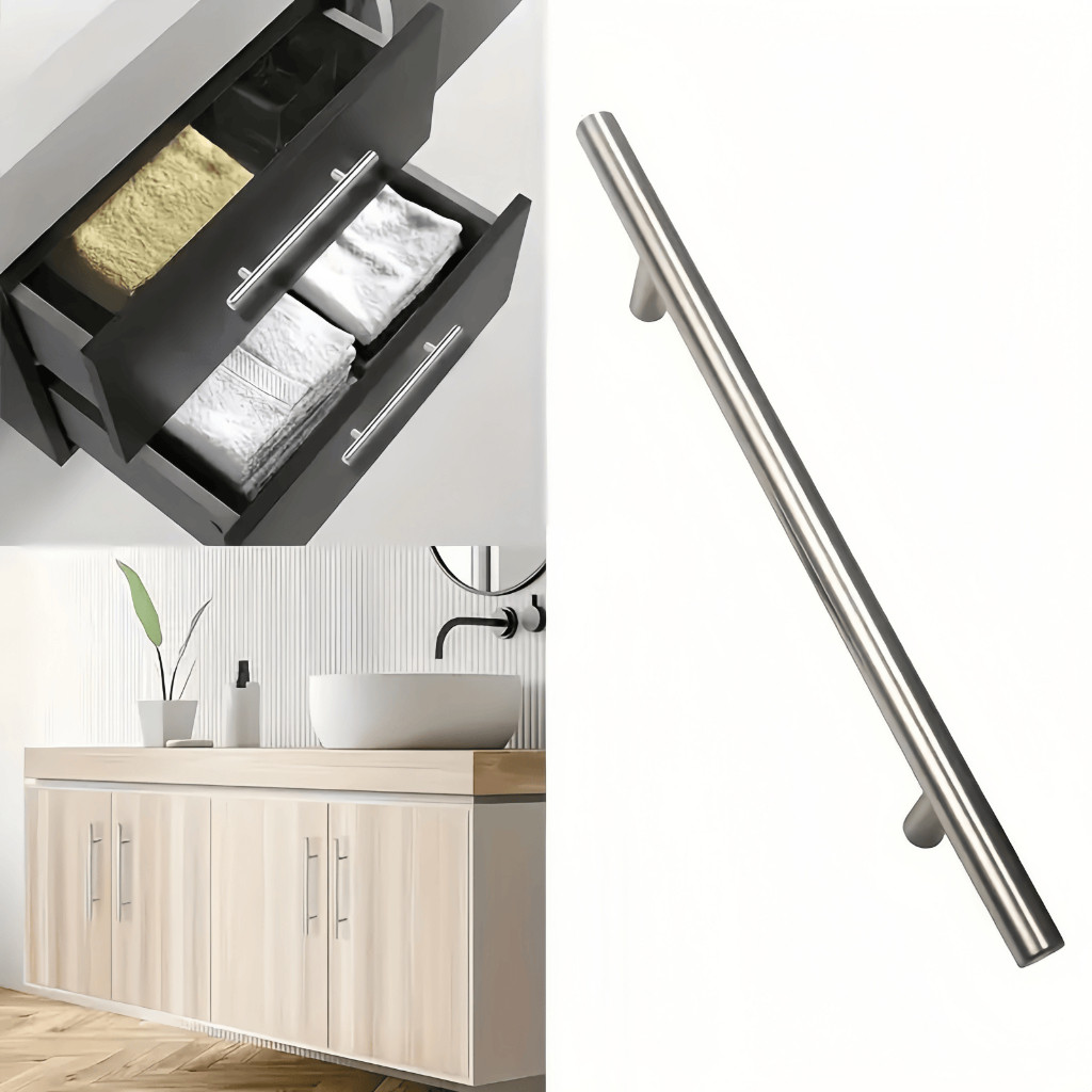 Cabinet Drawer Handle Stainless Steel Solid 304 Pull T-Bar Handle ...