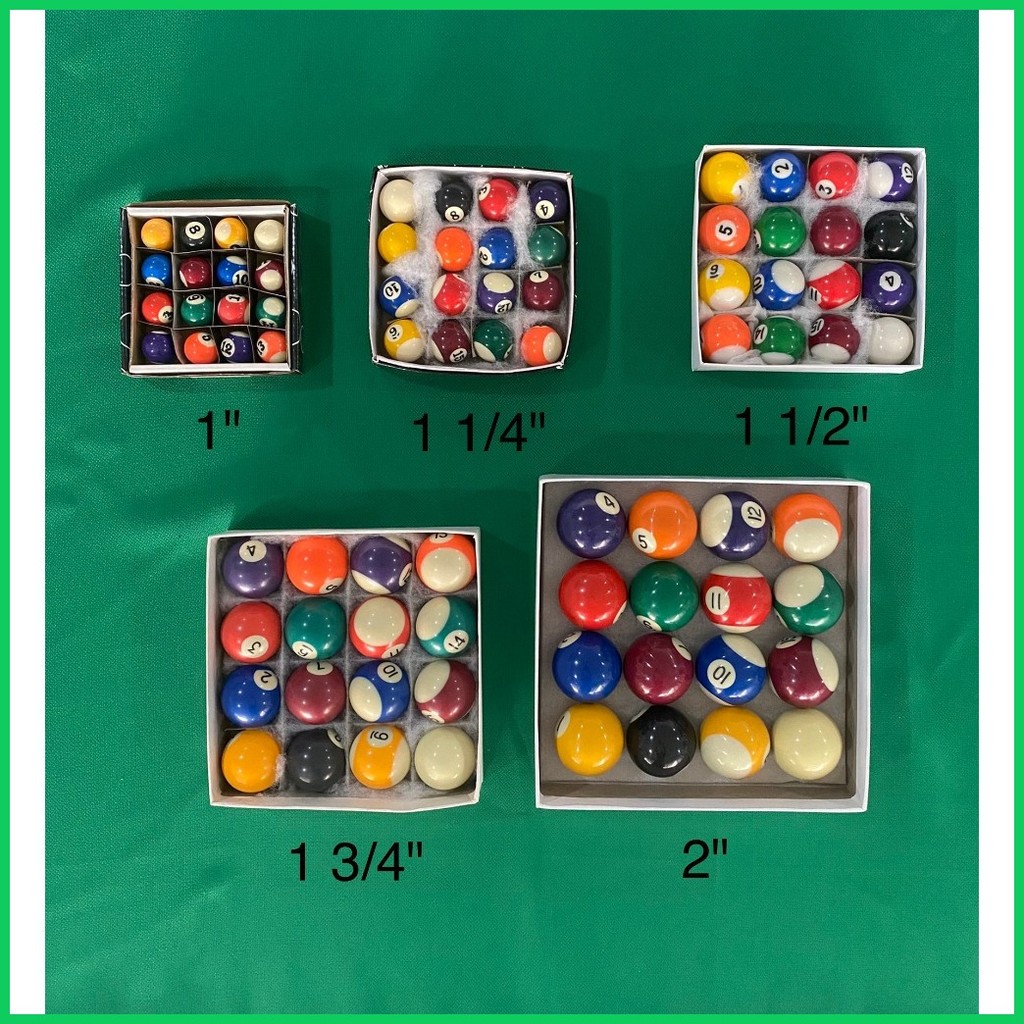 ♨ Billiard Ball Set for Junior Tables (Bola ng Bilyaran) | Shopee ...