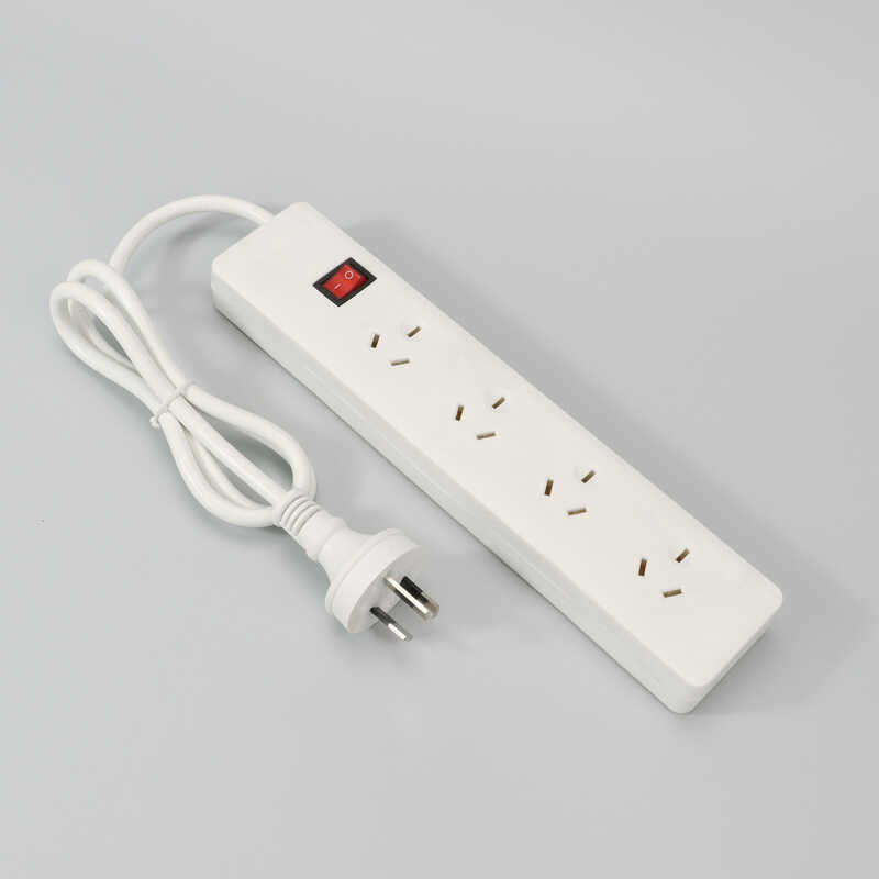 Australian 4-Port Master Switch Power Strip Electrical Extension Cord ...