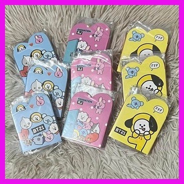 ⭐ Mrs Bee Cute Bangtan Boys BT21 Sticky Notes Set | Shopee Philippines