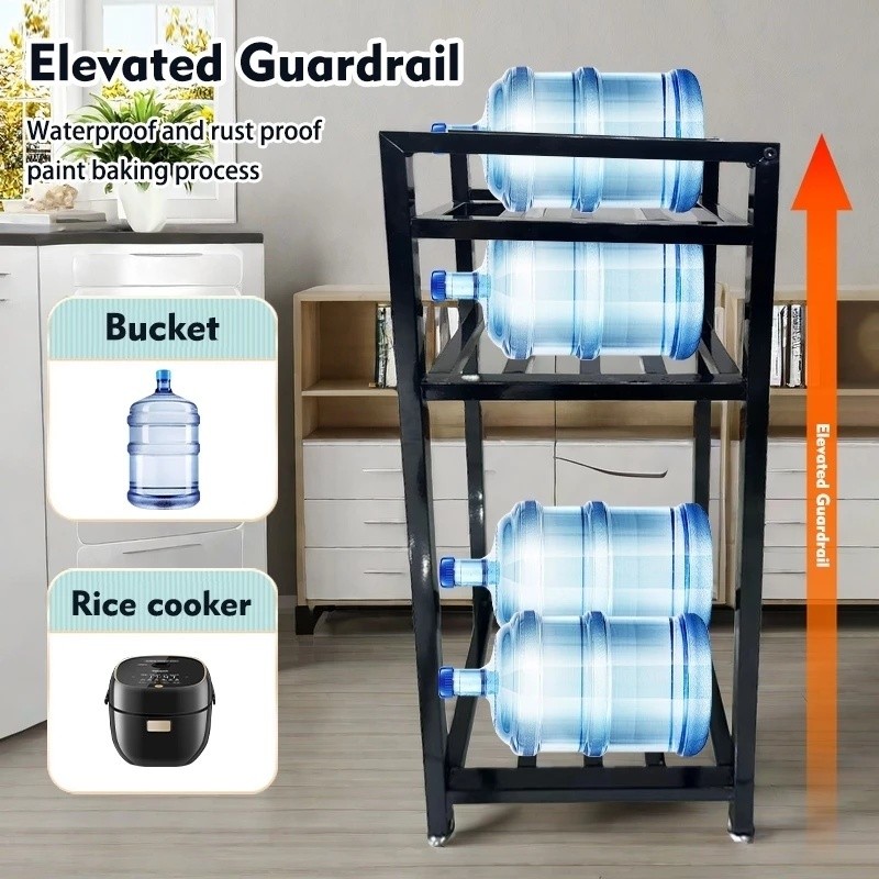 2/3 Layers Water Rack Water Gallon Rack Water Dispenser Rack Stainless ...