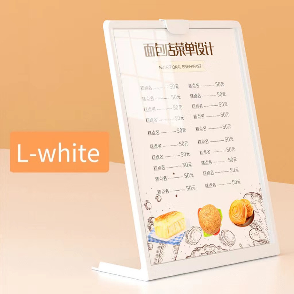 A4 Restaurant desktop display billboard milk tea shop menu price sign ...