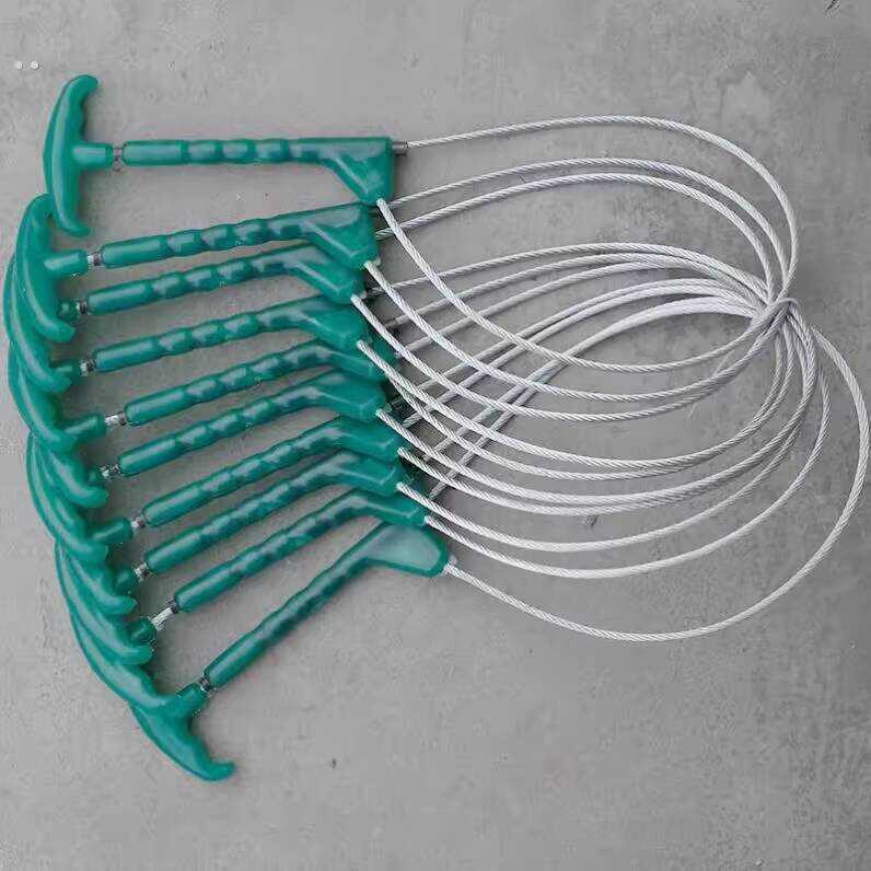 Injection Tool Slaughter Catching Retractable Steel Wire Rope Pig Snare ...