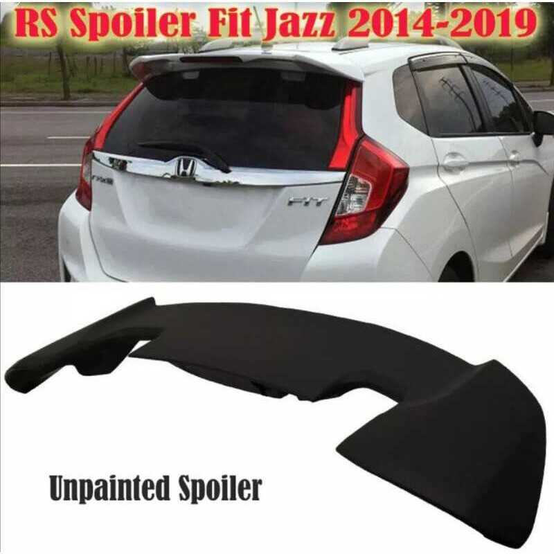 W 2014-2019 Honda Jazz Fit RS Style Spoiler Fit/Jazz Rear Wing Tail Gk5 ...