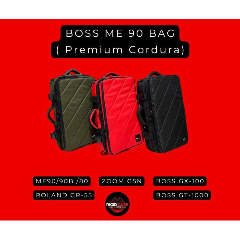 BOSS Me-80 Me-90 Gt- 1000 Gx-100 ZOOM G5n G6 GUITAR EFFECTS CASE BAG ...