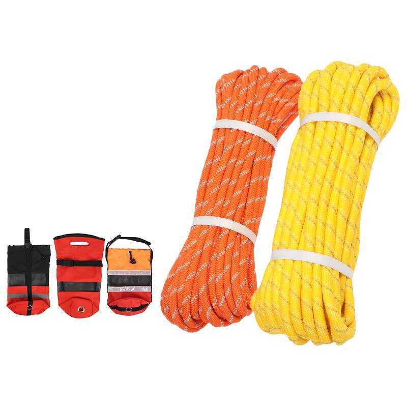 Water Rescue Kit with Reflective Life-saving Rope Bag, Marine Floating ...