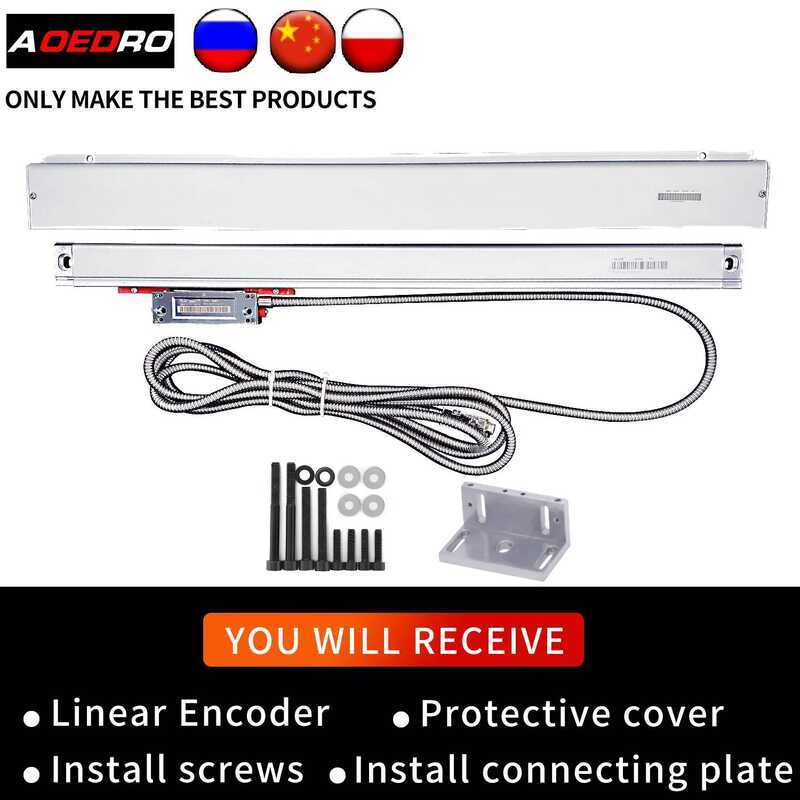 W Best Quality High Precision Linear Glass Scale ABZ 5Micron DRO ...