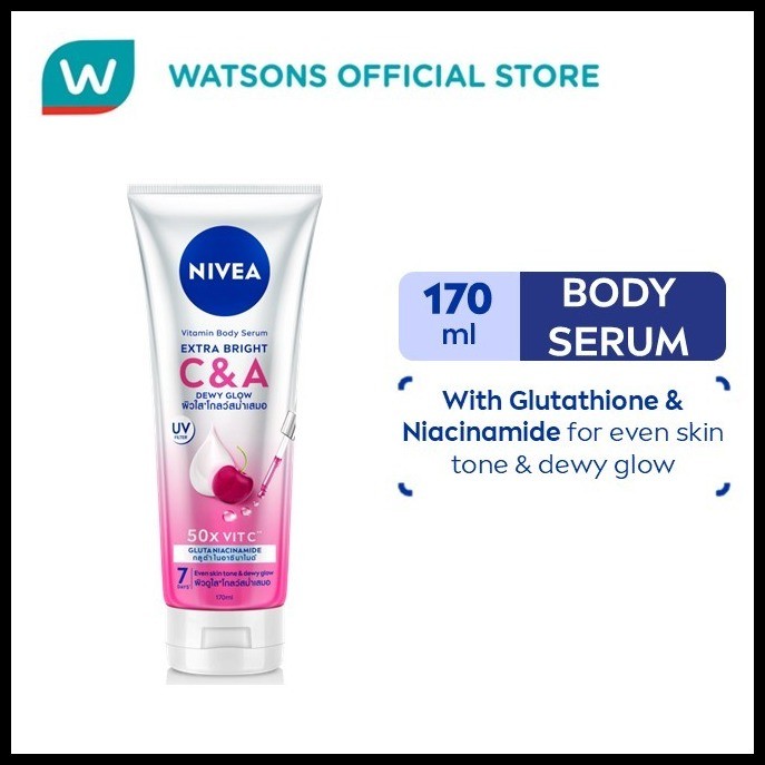 Nivea Extra White Body Serum Lotion Gluta-C + Vitamin A 170ml | Shopee  Philippines