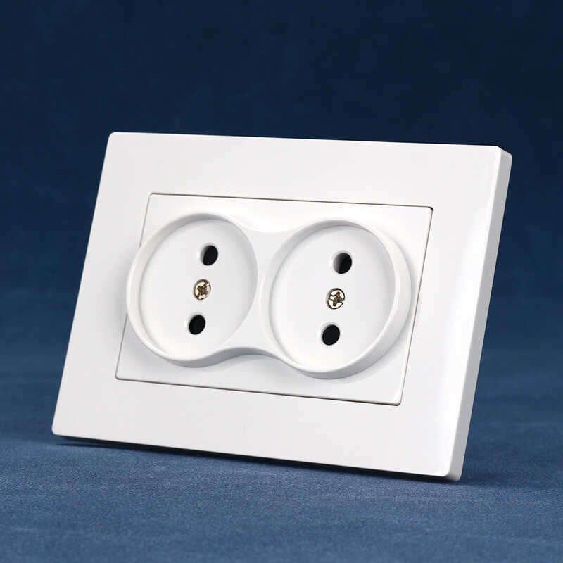 Russian European Standard Color Panel Double Flat Plug 220V~16A Wall ...