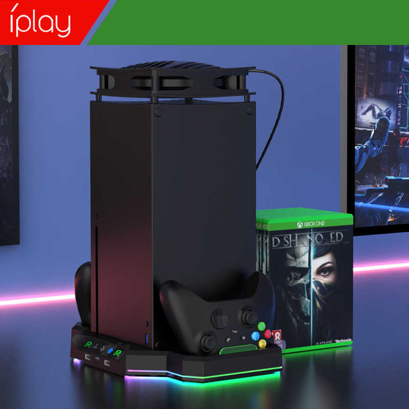 iplay New Xbox Console Cooling Base with RGB Flow Light Effect Dual ...