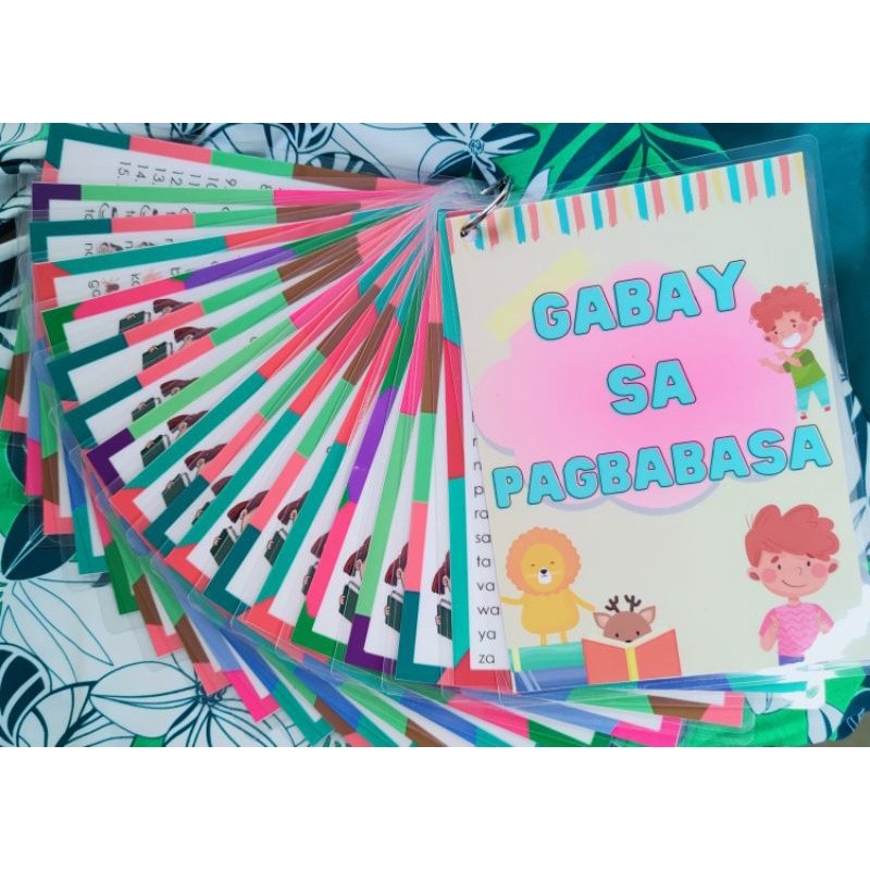 FULLY LAMINATED READING MATERIALS with Free Ring Bind | Shopee Philippines